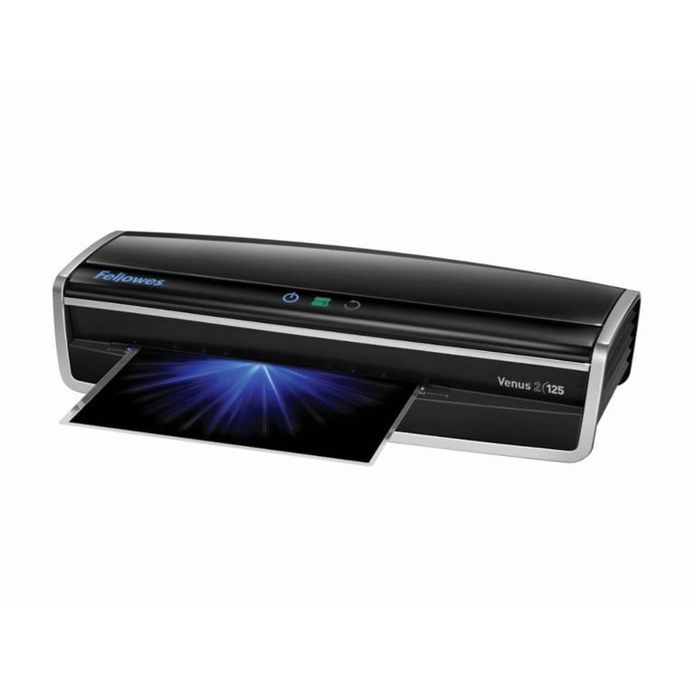 Fellowes Venus2 125 Laminator with Pouch Starter Kit, Black