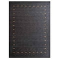 thumbnail image 3 of Rugsotic Carpets Handmade Rugs Hand Knotted Loom Rectangle 6'x9' Charcoal Wool for Indoor Use, 3 of 5