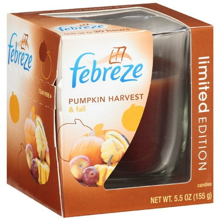 Febreze Pumpkin Harvest & Fall Candle, 5.5 oz