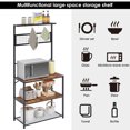 SOGES Kitchen Bakers Racks Kitchen Baker Storage Shelf Rack 3Tier for