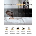 thumbnail image 5 of Dogs Blackout Curtains 45 Inch Length Watercolor Spring White Yellow Daisy Sunfower Floral Leaf Colorful Plaid Thermal Insulated Window Curtain Window Drapes 2 Panels for Living Room 52"Wx45"L, 5 of 9