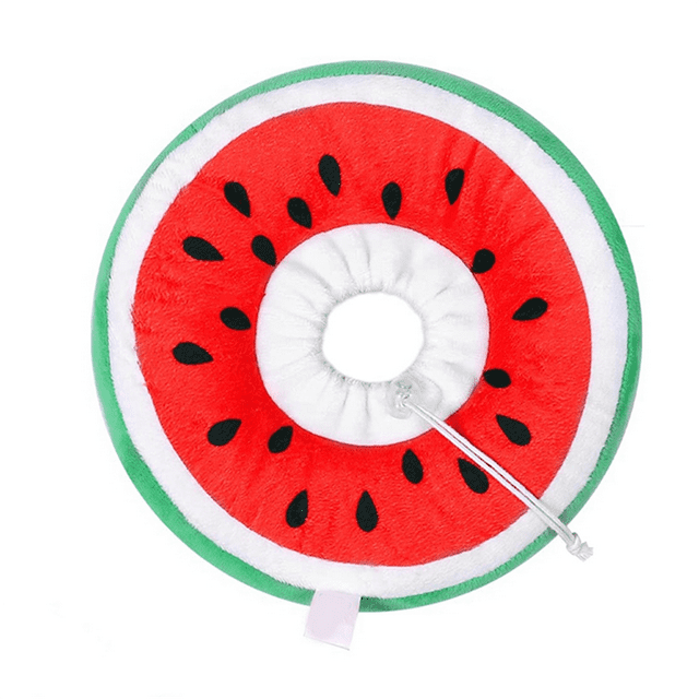 Adjustable Cone Collar Soft, Cute Cats Recovery Collar, Cats Cones After Surgery for Kittens Watermelon
