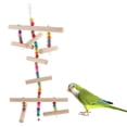 thumbnail image 3 of Escalera de Escalada de Aves para Mascotas Soporte para Loros Juguete Colgante Juguete para Masticar Aves para Loros Sunnimix Soporte para loros, 3 of 8