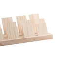 thumbnail image 4 of Earring Display Stand Large Capacity Organizer Holder with Groove for Retail Large 3 slot, 4 of 8