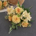 thumbnail image 4 of Flores artificiales, flores falsas, flores de imitación, juego de regalo para mujer, flores de imitación, decoración del hogar, boda, flores de mano, pared, flores artificiales, rosas pegadas, 4 of 6