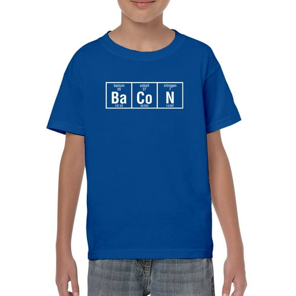 Elements Of Bacon T-Shirt Juniors -Smartprints Designs, Small