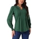 thumbnail image 4 of Camisetas de manga larga con cuello en V para mujer INSPIRE CHIC, 4 of 6