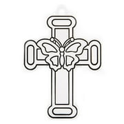 Hello Hobby Ready-to-Paint Butterfly Cross Suncatcher