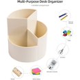 thumbnail image 3 of UPITOR ABS Plastic Pencil Holder, White, 3 of 7