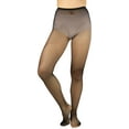 thumbnail image 5 of ToBeInStyle Women's Fishnet Seamless Full Footed Panty Hose Tights Hosiery - Black - One Size, 5 of 7