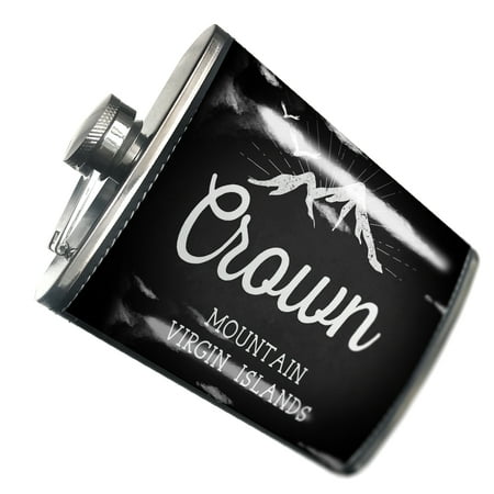 

NEONBLOND Flask Mountains chalkboard Crown Mountain - Virgin Islands