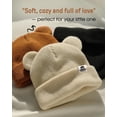 thumbnail image 2 of Gorro de invierno FURTALK para bebé con orejas de oso para 6 a 36 meses, 2 of 8