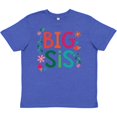 thumbnail image 3 of Inktastic Big Sis Girls Cute Sister Announcement Youth T-Shirt, 3 of 5