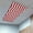 White Red, variant on Black Moire Ombre Fluorescent Light Covers, Water Ripple Stripe Farmhouse Magnetic Light Covers for Ceiling Lights, Fluorescent Ceiling Shade Filters for Classroom Bedroom Office 4x2Ft x 1PCS