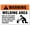 Color 2614, variant on Welding Sign – Warning Welding Area Welding Signs Metal Tin Sign 12x16 Inches Caution Danger Safety Security Warning Notice Signs