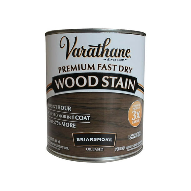 Varathane Semi Transparent Briarsmoke Oil Based Urethane Modified Alkyd Wood Stain 1 Qt Case Of 1 Walmart Com Walmart Com