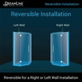thumbnail image 5 of DreamLine Prism 36 1/8 in. x 72 in. Frameless Neo-Angle Pivot Shower Enclosure in Oil Rubbed Bronze, 5 of 11