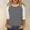 Gris, variante sur Xihbxyly Hauts Décontractés pour Femmes T-shirt Imprimé de Mode pour Femmes Blouse à Manches 3/4 Col Rond Hauts Décontractés