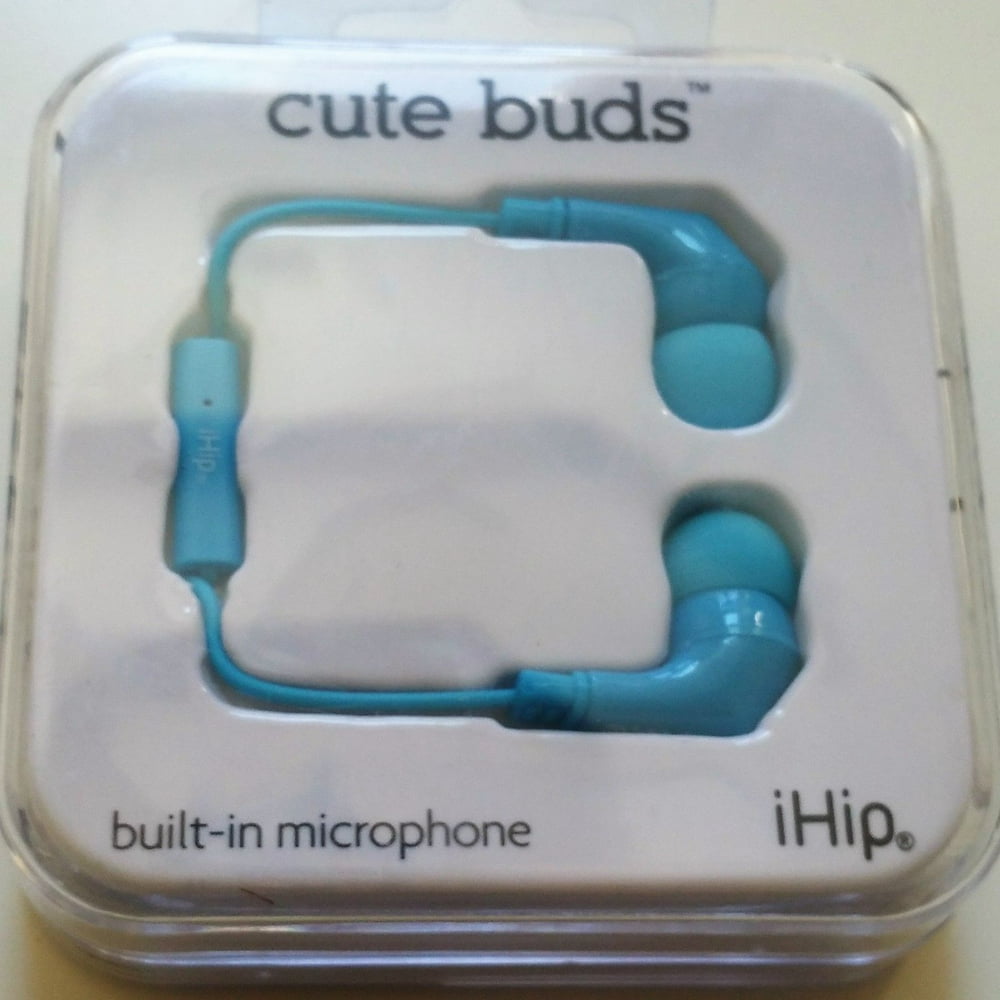 iHip Cute Buds Earbuds w/ Builtin Microphone / Pause Play