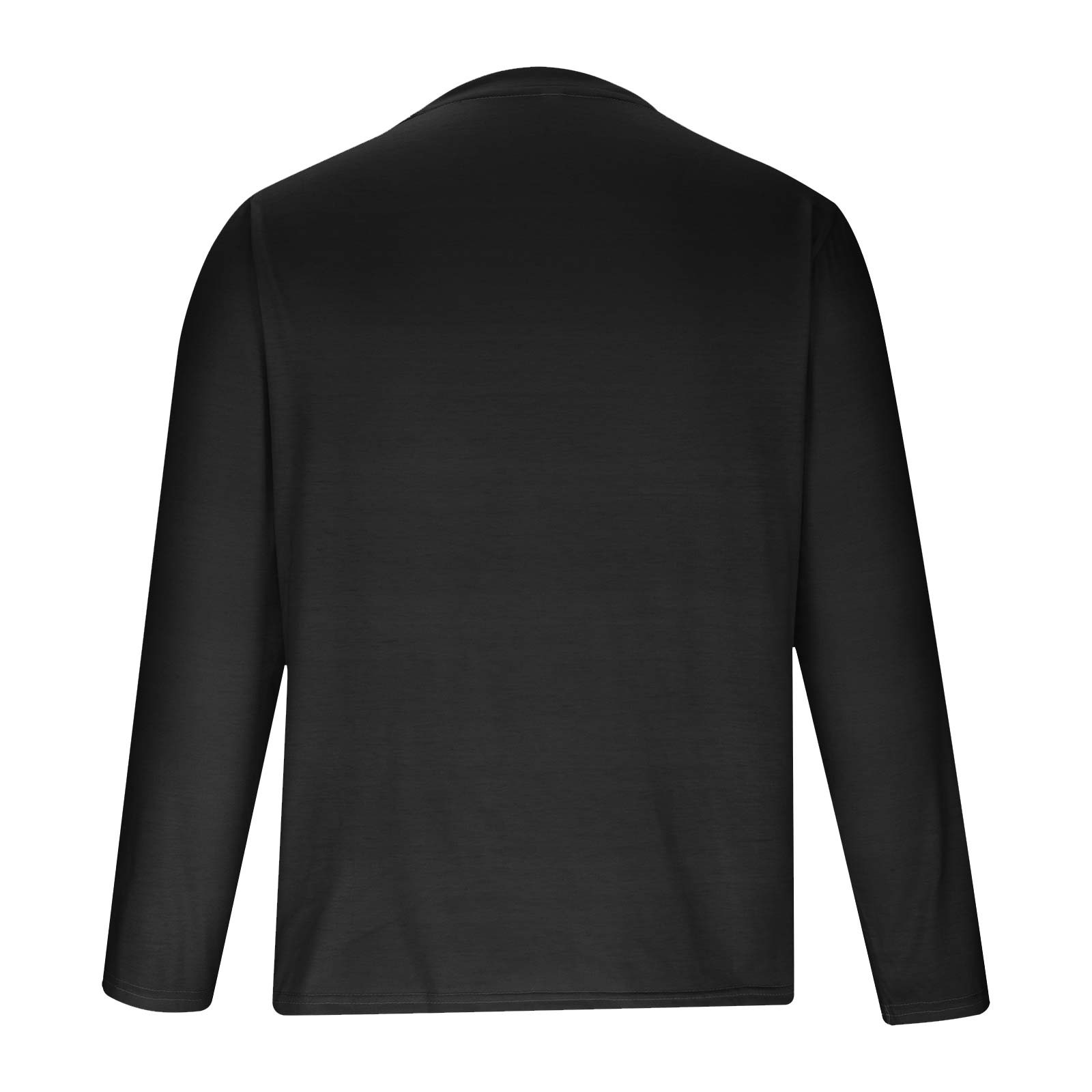 Bufgaceh Long Sleeve Tops for Mens Spring Crewneck Colorblock Relaxed ...