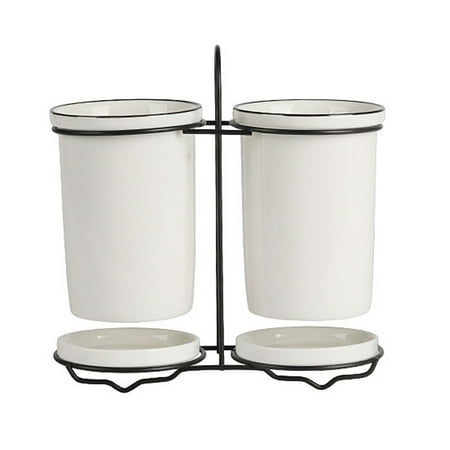 

NUOLUX 1 Set Ceramic Cutlery Racks Chopsticks Holders Novel Drainage Racks Fork Racks