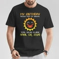 thumbnail image 2 of My Birthday Present from the Universe Graphic Tee – Total Solar Eclipse 2024 Cotton T-Shirt for Adults, Astronomy Fans and Gift Idea, Size M, Color Black, 2 of 4