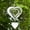 2 love, variant on Reflective Silver Heart Wind Spinner Hanging Decor Mirror Metal Wind Chime Bird Deterrent Ornament for Backyard Patio Balcony Outdoor Garden Wall Hanging Accessory