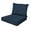 Hampton Texture Navy, variant on Outdoor Deep Seat, 24 x 24, Hampton Texture Navy Chair Cushion for Patio Furniture