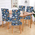thumbnail image 2 of Yayeee 2 Pack Dining Chair Covers Stretch Parson Chairs Slipcovers Seat Protector, Cartoon Mail Truck Pattern, 2 of 6