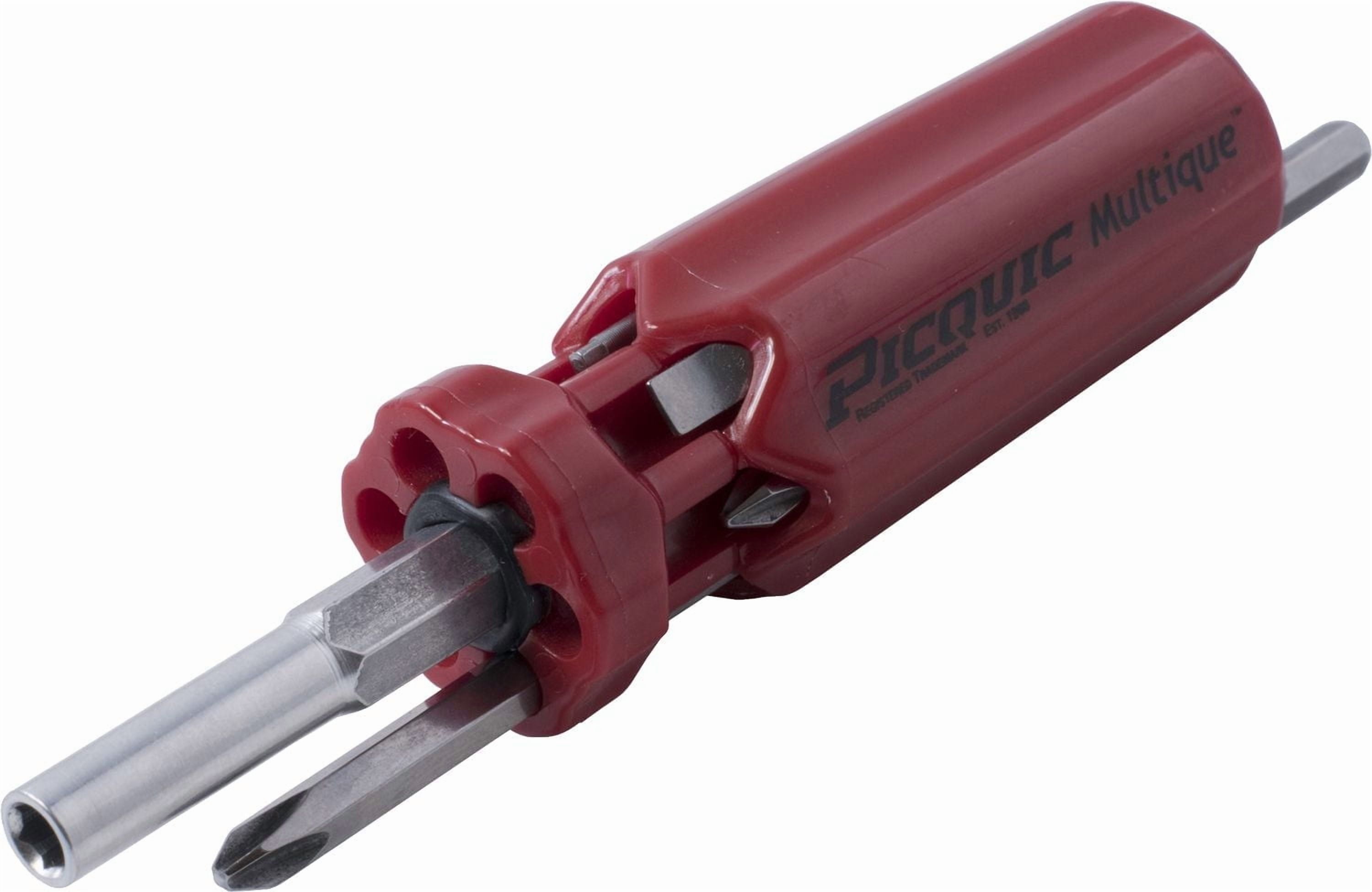 Picquic Multique multiple-bit screwdriver with 7 slim bits