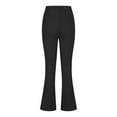 thumbnail image 4 of XFLWAM Women's Yoga Dress Pants Stretchy Work Slacks Business Casual Straight Leg/Bootcut Pull on Trousers with Pockets Black XXL, 4 of 6