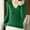 Army Green, variant on Amidoa Womens Sweater Long Sleeve V-Neck Green Fleece Soft Solid Ruffle Sweaters Women's Cardigans/Sweaters L
