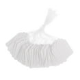 thumbnail image 1 of 100 Etiquetas de Visualización de Precios, Etiquetas Colgantes de Precios con Cuerda Adjunta, Etiquetas de Etiquetado Grabables para Ropa de Cumpleaño 48x30mm blanco Sunnimix Etiquetas colgantes, 1 of 8