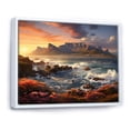 thumbnail image 2 of Designart "South African Beauty Table Mountain IV" Landscapes Floater Framed Wall Decor, 2 of 7
