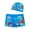 Blue, variant on Pandaie Baby Toddler Boys Swim Trunks Set Rash Guards Dinosaur Swimsuit Shorts Cute Summer Beach Bathing Suit with Hat 5-6 T,Blue
