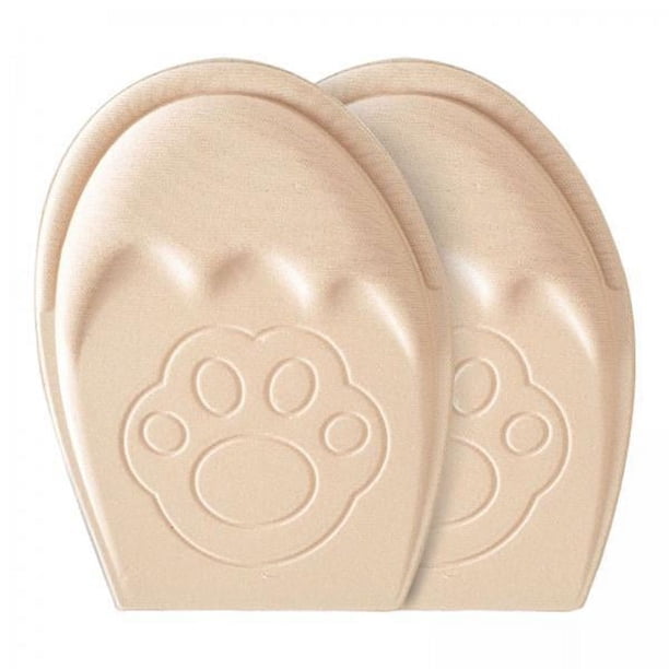 Almohadillas para el antepié Yuyangstore 3 piezas para zapatos de cuero y zapatillas de deporte color beige