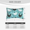 thumbnail image 6 of Haiem Pillowcase for Hair and Skin Queen - Lovely Roosters Printed Soft Pillowcase with Envelope Closure-20"x30", 6 of 9