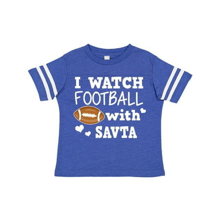 

Inktastic I Watch Football with My Savta Gift Toddler Boy Girl T-Shirt