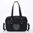 thumbnail image 5 of Bolso bandolera de piel sintética con forma de corazón para mujer FLhrweasw, 5 of 5