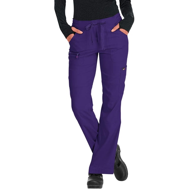 KOI Pantalon d'Uniforme Léger de Performance Extensible à Multiples Poches Peace pour Femmes