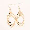 thumbnail image 3 of UDIYO Party Elegant Women Spiral Linked Water Drop Long Dangle Hook Earrings Jewelry, 3 of 6