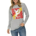 thumbnail image 3 of Plus Size Retro Gymnastics Graphic Long Sleeve Crewneck Tee - Heather Grey XL, 3 of 4