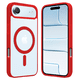 thumbnail image 1 of Funda Transparente para iPhone Air con Color ROJO Compatible con MagSafe, Protección Antigolpes Ultrafina, TPU + Silicona Resistente, 1 of 6