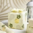 thumbnail image 6 of HOMERAL Pineapple Wrapping Paper Roll - Gold Foil Pineapple Design with Cut Lines for Birthday, Holiday, Wedding, Baby Shower - 17 inch x 33 feet, 6 of 7
