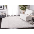 thumbnail image 3 of Safavieh Flokati Lavena Solid Polyester Shag Area Rug, Ivory/Gray, 5'3" x 7'6", 3 of 11