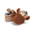 thumbnail image 4 of Actoyo Toddler Newborn Baby Boy Girl Crawling Shoes Lamb Slippers Prewalker First Walker Trainers Winter Animal Ears Booties, 4 of 10