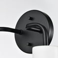 thumbnail image 6 of Sloan 2 - Light Matte Black / Black Wall Sconce, 6 of 14