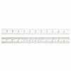 starrett c604re-12 spring tempered steel rule with inch graduations, 4r style graduations, 12" length, 1" width, 3/64" thickness