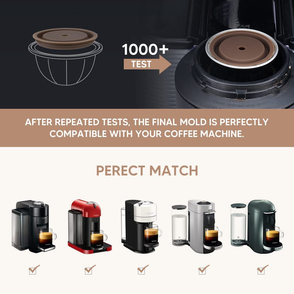 Acquista [i Cafilas] [NVCOC] Guscio per capsule di caffè Reuable per Nespresso  Vertuo (non includere la polvere di caffè all'interno)