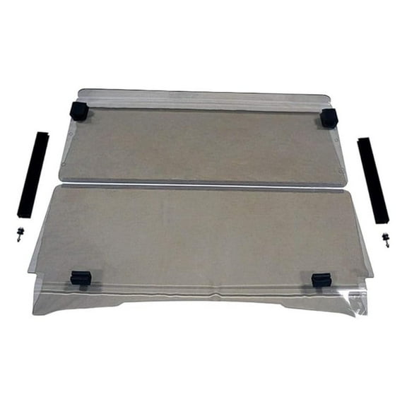 Golf Cart Windshield Tinted Folding for EZGO TXT 1994-2013 - Replacement Acrylic Shield - Gas & Electric Models - Standard 3/16" Thickness